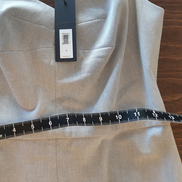 NWT - Banana Republic Gray Dress SZ 4 - Picture 5 of 7